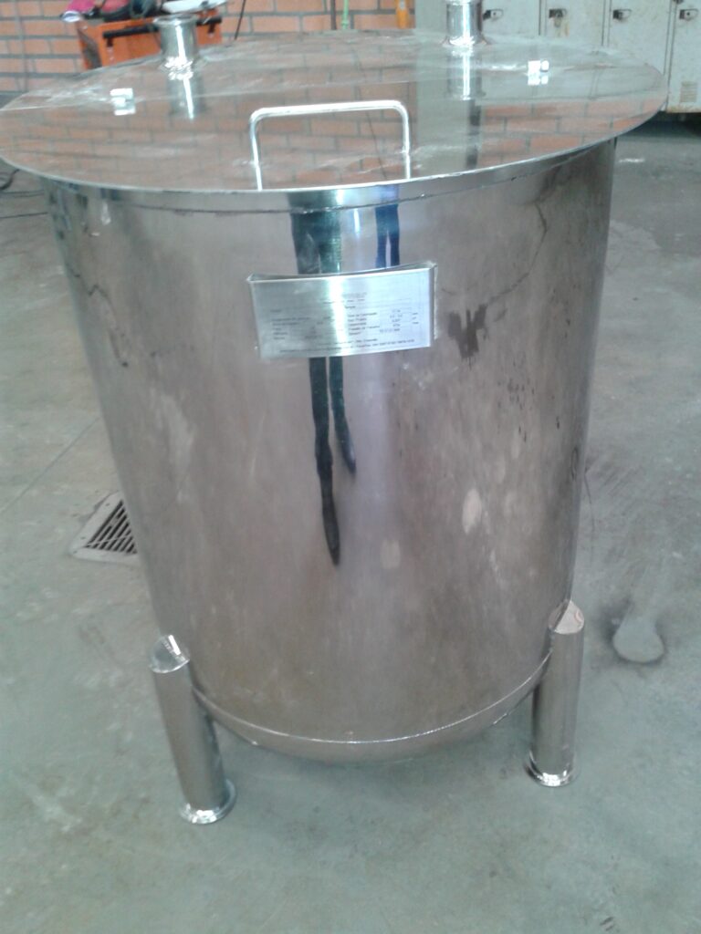 tanque de aço inox