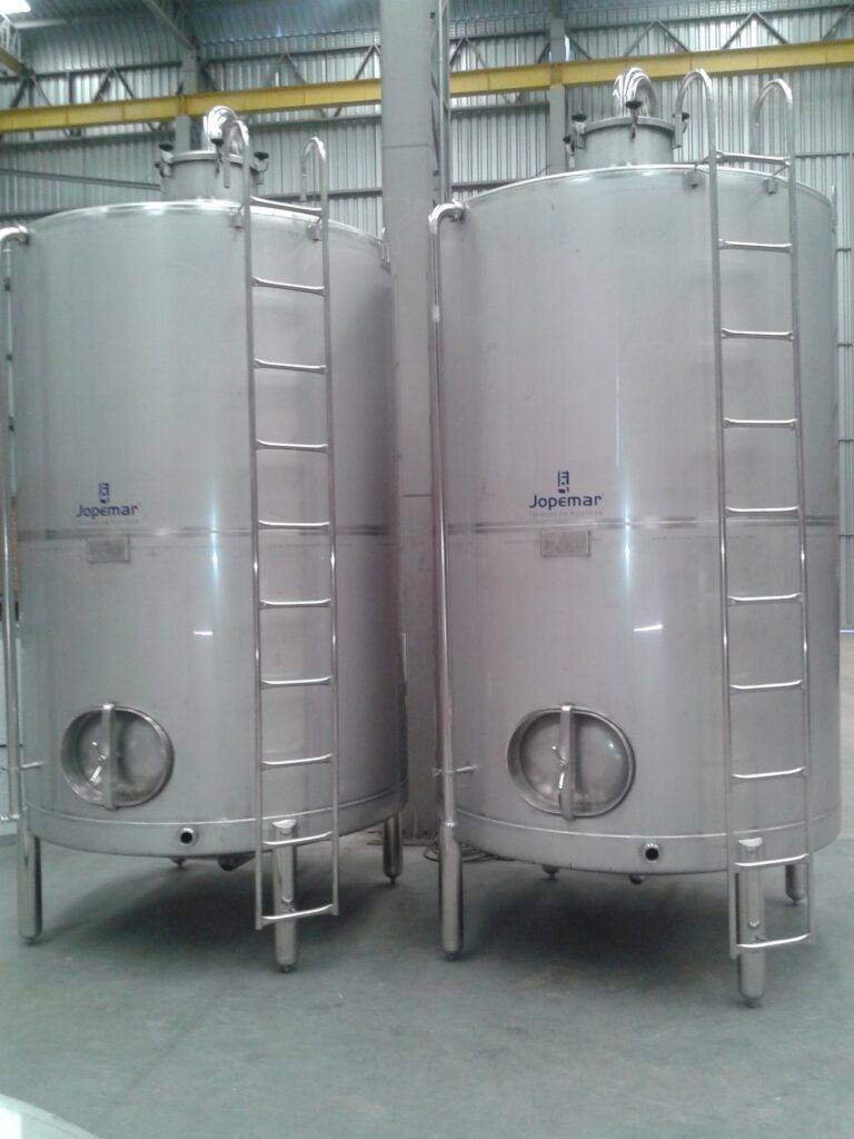 tanque de aço inox