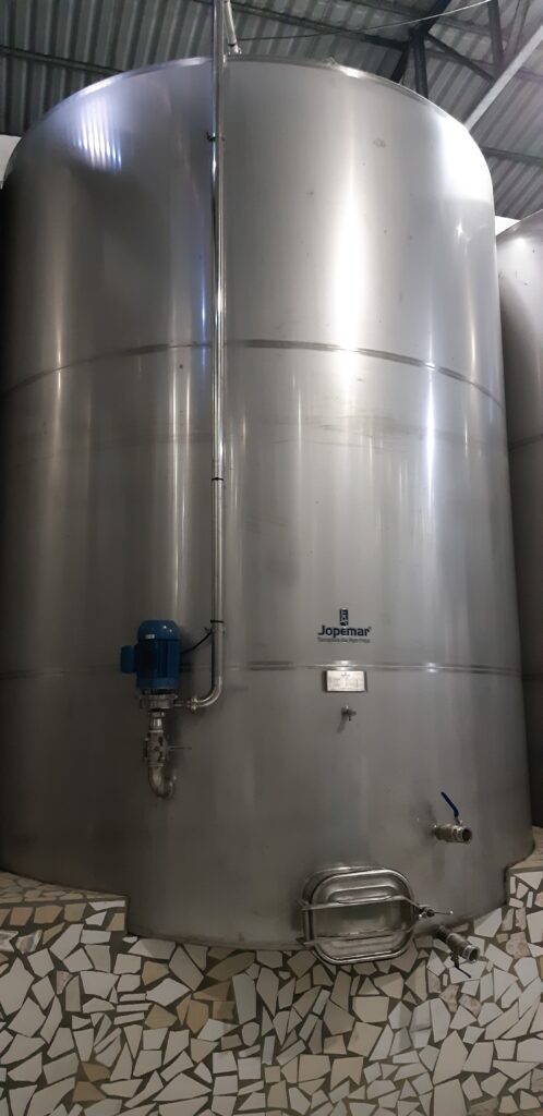 tanque de aço inox