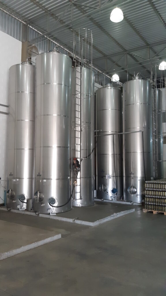 Tanque de aço inox